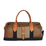 River Island Mens Brown canvas holdall bag - uluru