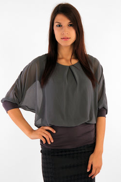 Batwing Sleeve Blouse