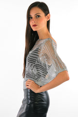 Batwing Metallic Jumper