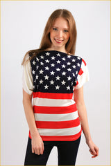 American Dream Print Top