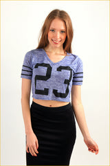 23 Print Crop Top