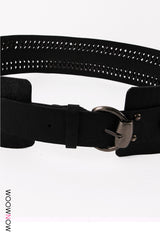 Cut Out Detail Waist Belt