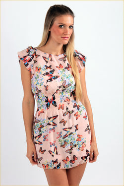 Butterflies Touch Mini Dress